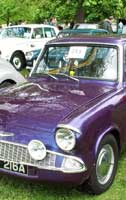Purple Ford Anglia