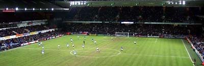 Fab view from the new Greene King stand