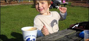 Spotty monkey-boy at Monkeyworld