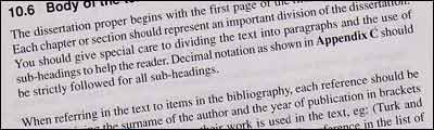By their subheadings shall ye know them