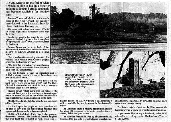 Evening Star 1999 clipping