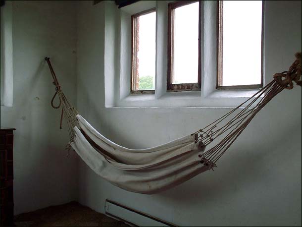 Relax in a hammock!